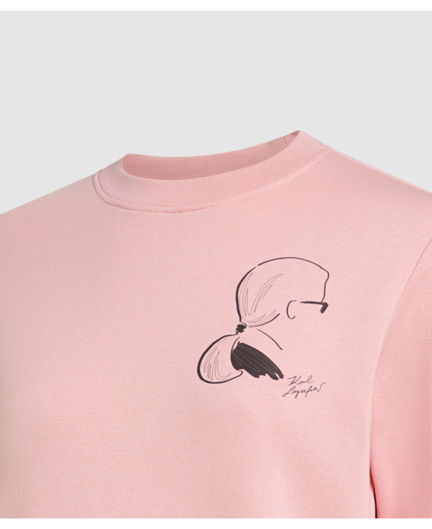 SKETCH CAMEO PRINT SWEATSHIRT
