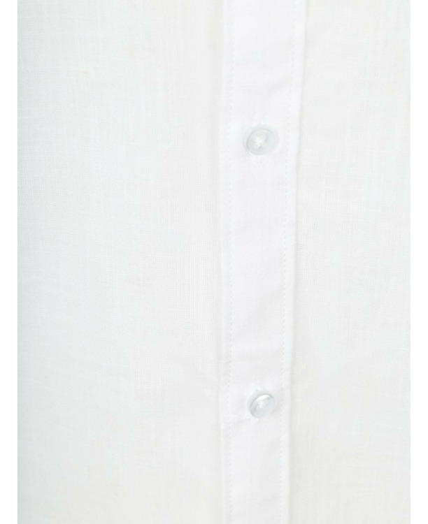 Suitable Overhemd Cotton Slub Wit