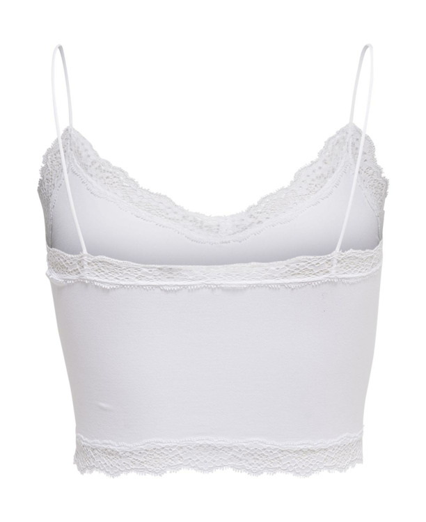ONLVICKY LACE SEAMLESS CROPPED TOP NOOS