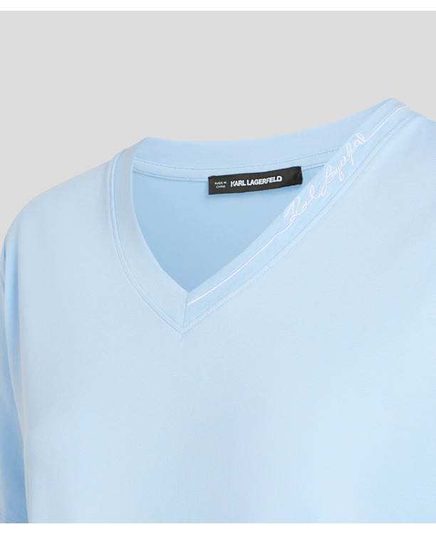 LINE SIGNATURE V-NECK T-SHIRT