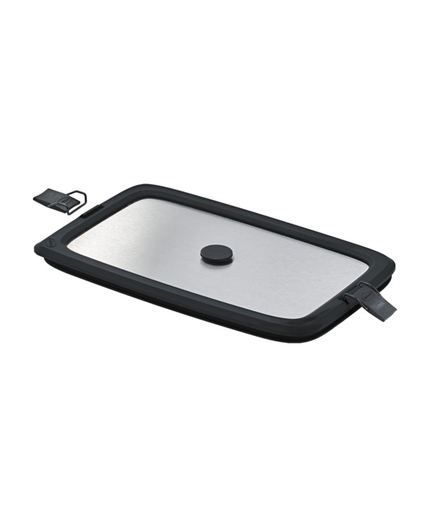 Stainless Steel Lid FLEXX 2GO with Clips for container 0,6 L