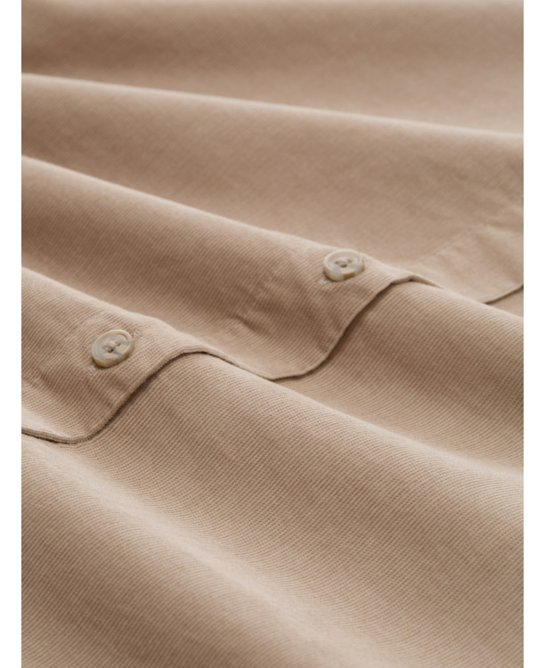 Oversized blouse van corduroy