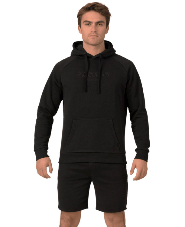 Heren hoodie zwart Black