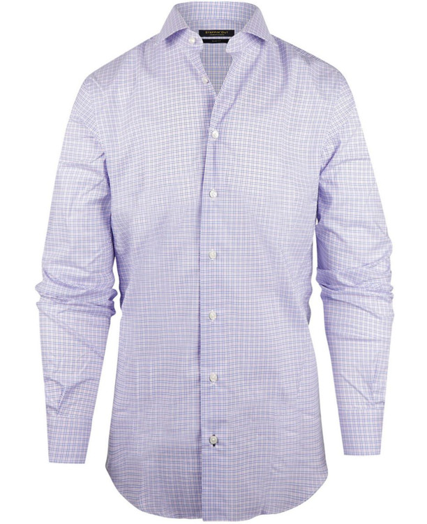 Steppin' Out Overhemd Slim-Fit Ruiten Blauw Rood