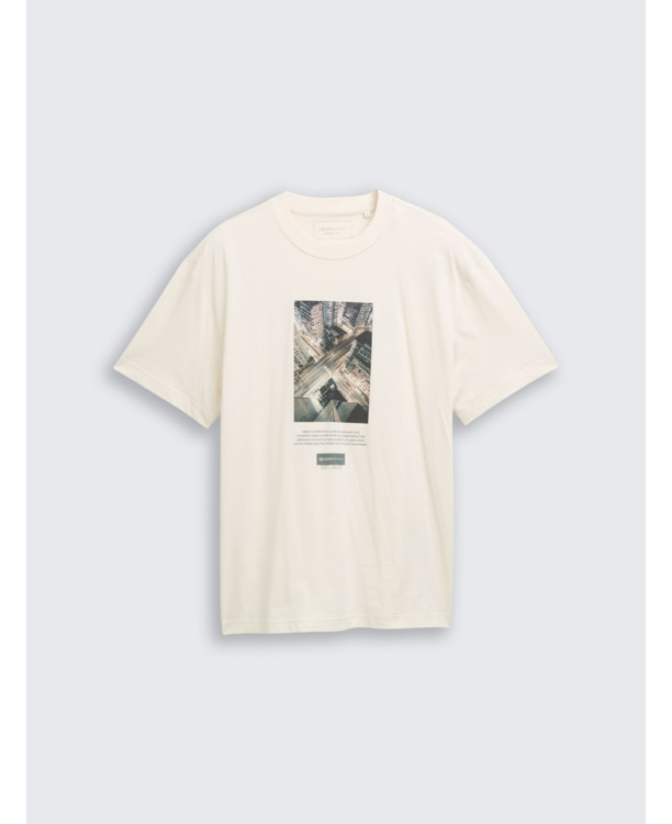 Ontspannen T-shirt met fotoprint