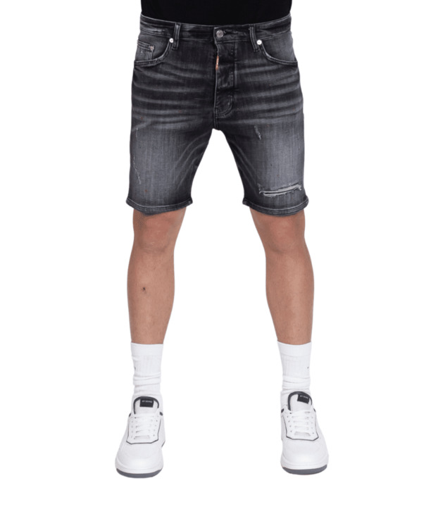 MB SMALLE ZWARTE KORTE JEANS ZWART HEREN