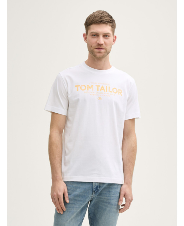 T-shirt met logo-opdruk