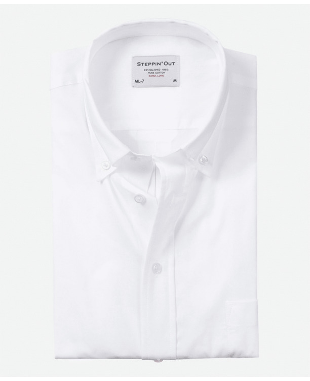 Fine Oxford Shirt Button-Down ML7