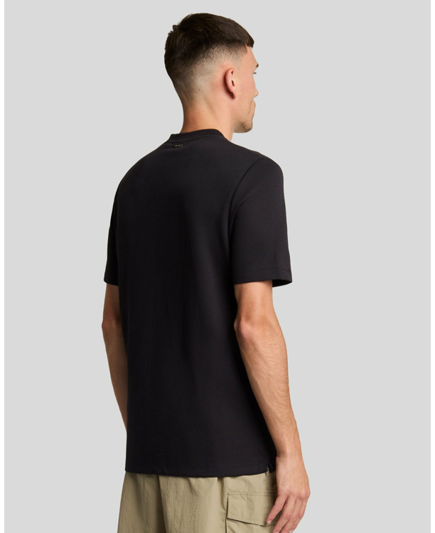 Twill Texture Crewneck T-Shirt