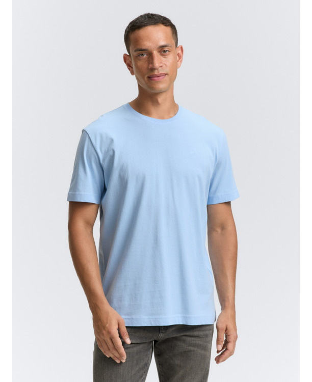 Basic T-shirt met opdruk logo