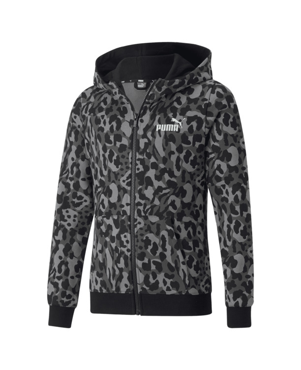 Alpha AOP Full-Zip Hoodie FL G Puma Bla