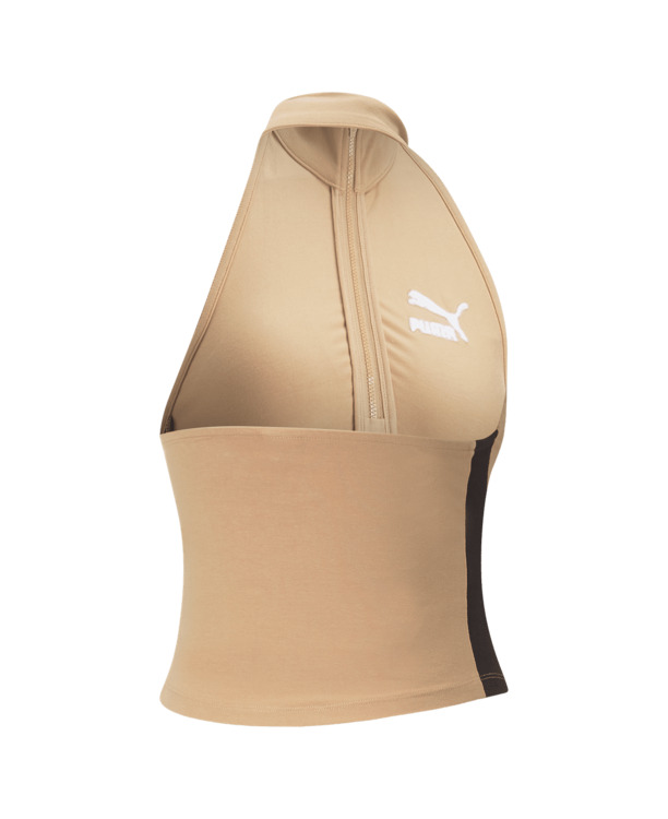 T7 TREND 7ETTER Half-Zip Mock Neck Tee Vrouw