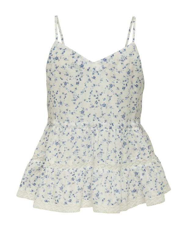 Regular Fit V-Neck Sleeveless (S/L) Regular fit top met V-hals en mouwloos ontwerp voor de zomer