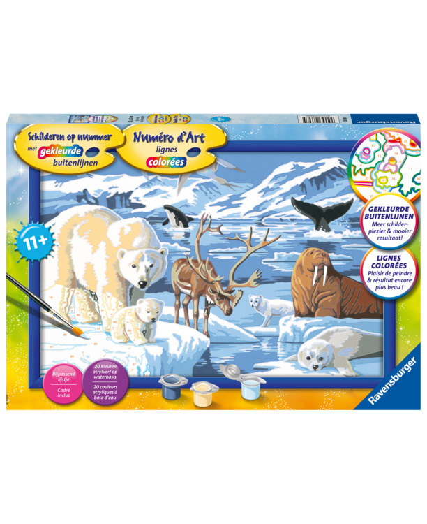Ravensburger Schilderen op nummer Lama - Hobbypakket