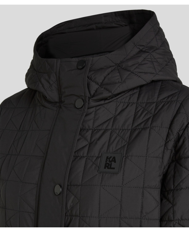 QUILTED MID LENGTH PARKA
