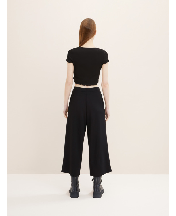 Culottes met crêpestructuur