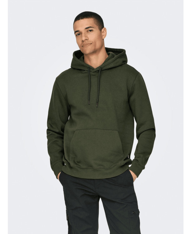 Regular Fit Hoodie Lange Mouwen (L/M) Heren