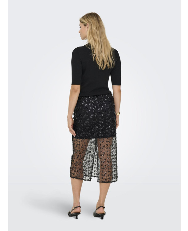 ONLBLAKE SEQUINS MIDI SKIRT EX WVN