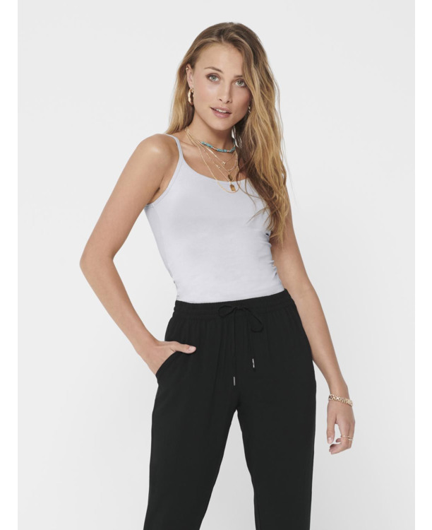 Stretch Fit O-Neck Sleeveless (S/L) O-hals mouwloze stretch fit top voor dagelijkse stijl