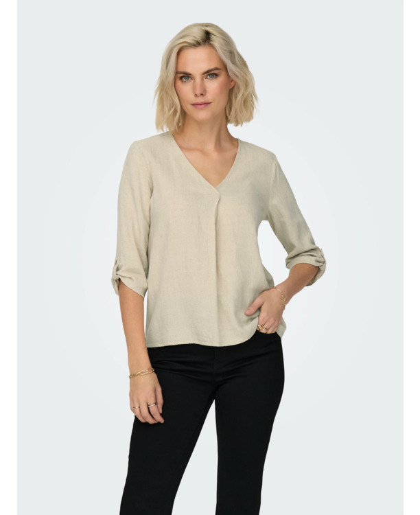JDYSAY 3/4 V-NECK TOP WVN DIA