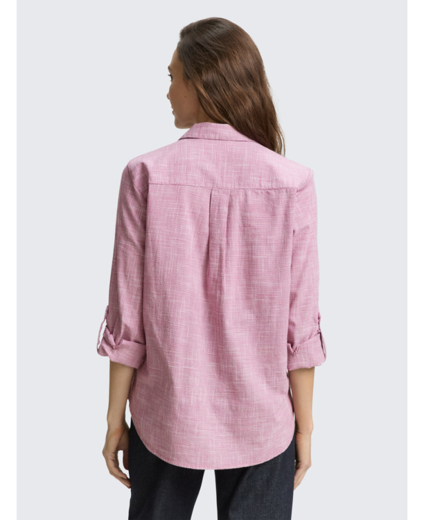 Regular fit blouse van katoen