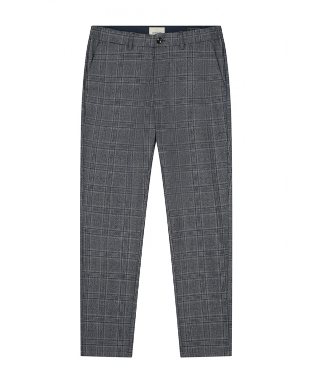 Dstrezzed Heren Geruite Broek Blauw Lancaster Block Check