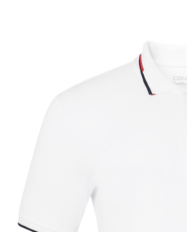 Full colour Logo Polo - Wit - Red Bull Racing