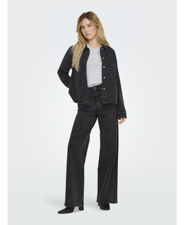 Oversize Fit Shirt Collar Long Sleeves (L/S) Kort oversized fit overhemd