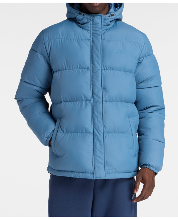 New Balance Heren Gewatteerde Jas Blauw