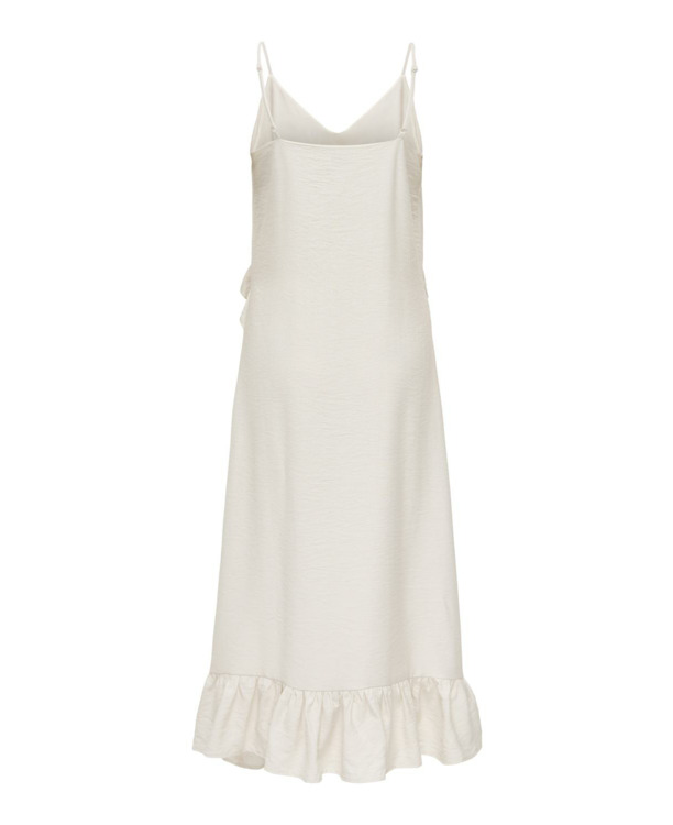 Regular Fit V-Neck Sleeveless (S/L) Zomerjurk met V-hals en ruches