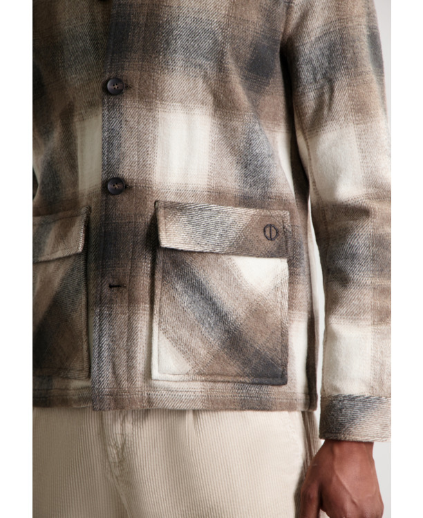 Dstrezzed Heren Overshirt Zwart Key Check