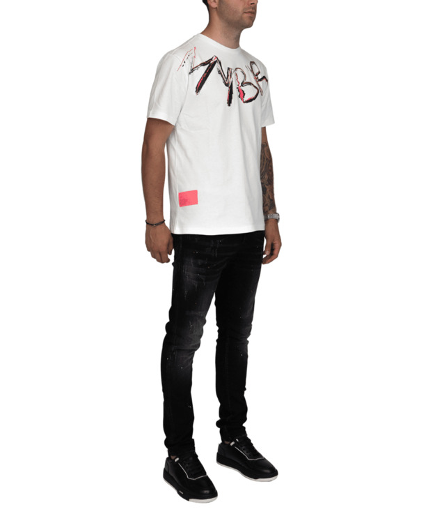 MYBRAND Handtekening Klad T-shirt MANNEN