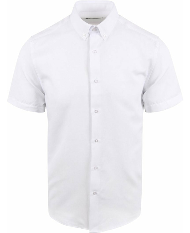 Suitable Short Sleeve Overhemd Wit