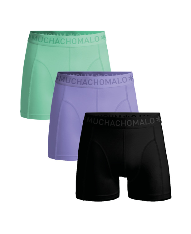 Heren 3-Pack Boxershorts Effen