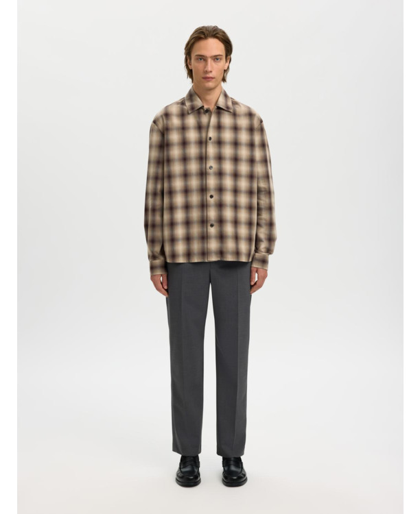 Relaxed Fit Shirt Collar Long Sleeves (L/S)