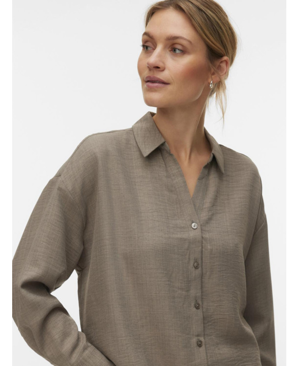 Loose Fit Shirt Collar Long Sleeves (L/S)