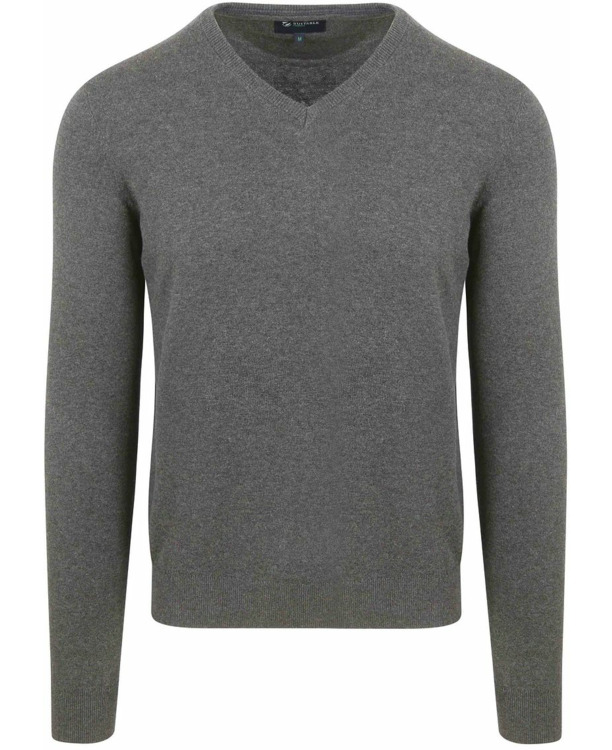 Suitable Respect Vinir Pullover Melange Antraciet