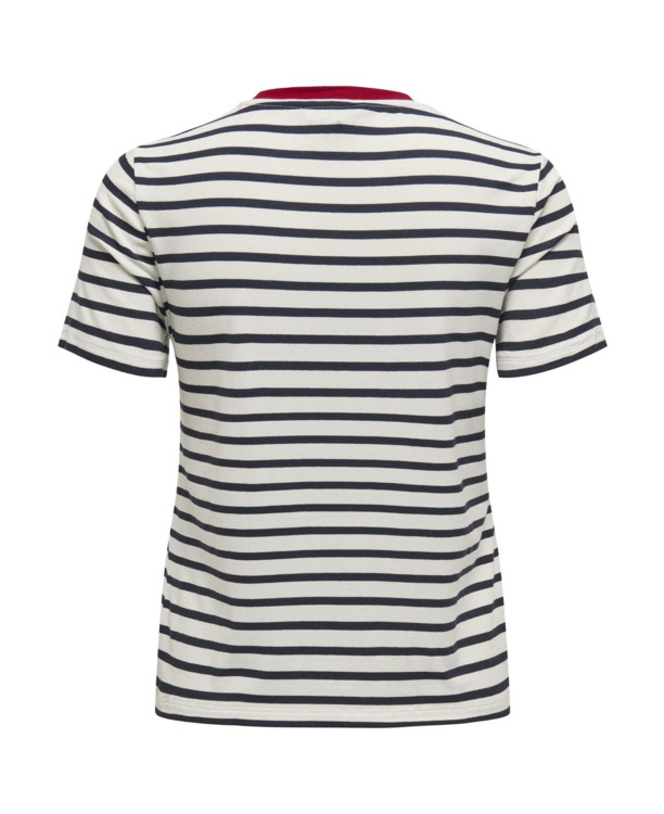 Regular Fit O-Neck Short Sleeves (S/S) GESTREEPT TEE