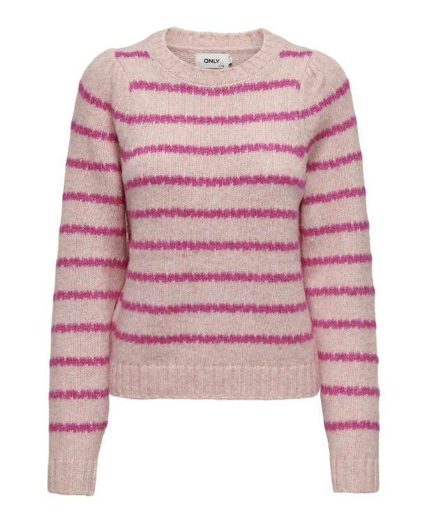 ONLSILOMA LIFE  STRIPE LS O-NECK KN