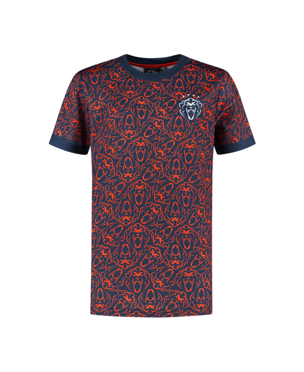 Kids - Orange Lion Sportshirt - Unleash The Lion