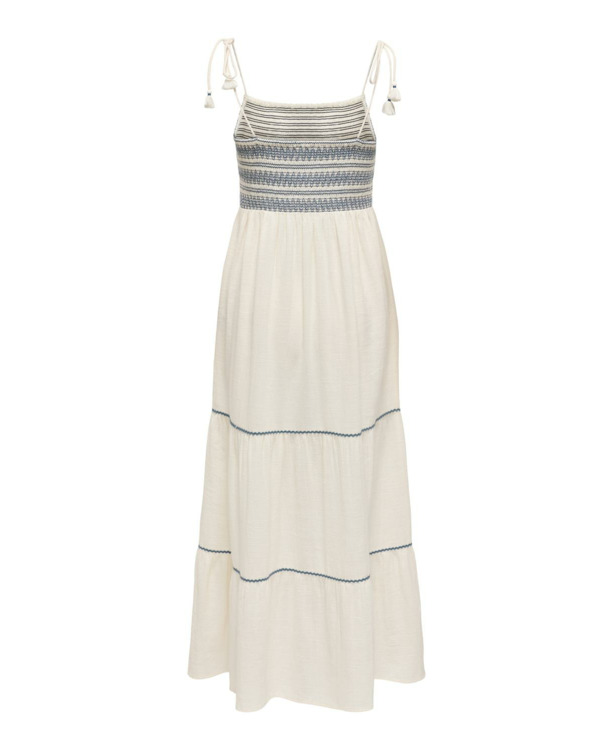 Regular Fit Square Neck Sleeveless (S/L) Zomerjurk met vierkante hals en dunne bandjes