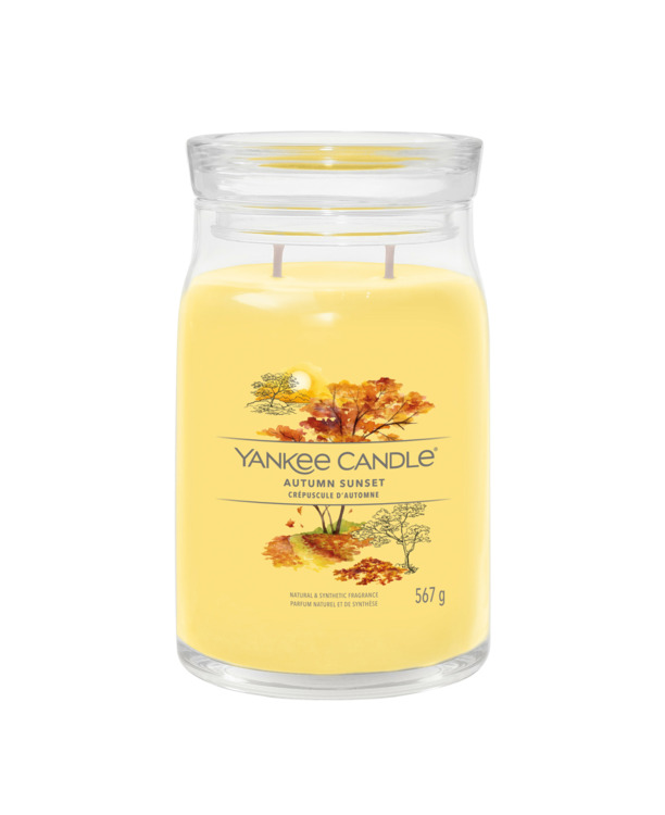 Yankee Candle Autumn Sunset Signature grote pot