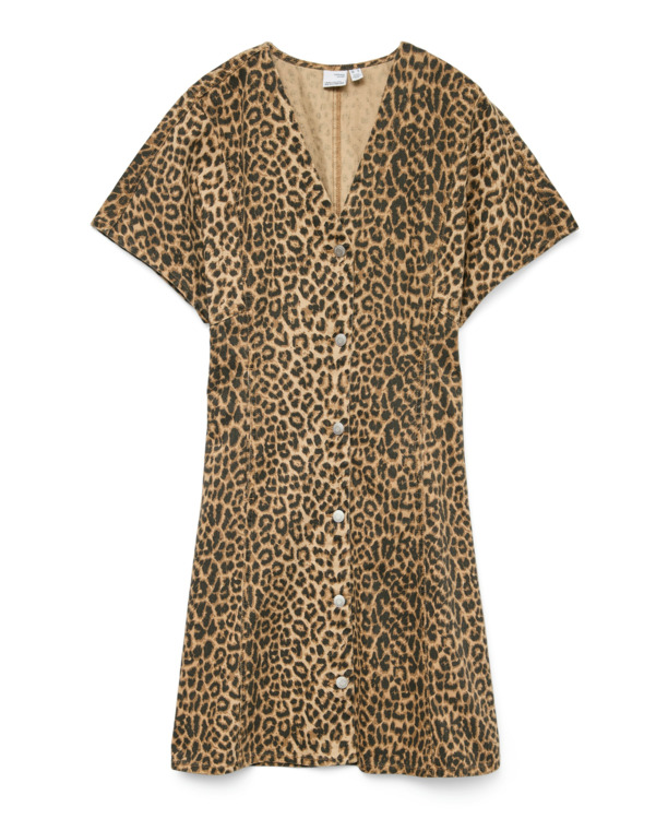 VMPENELOPE SS V-NECK SHORT DNM DRES