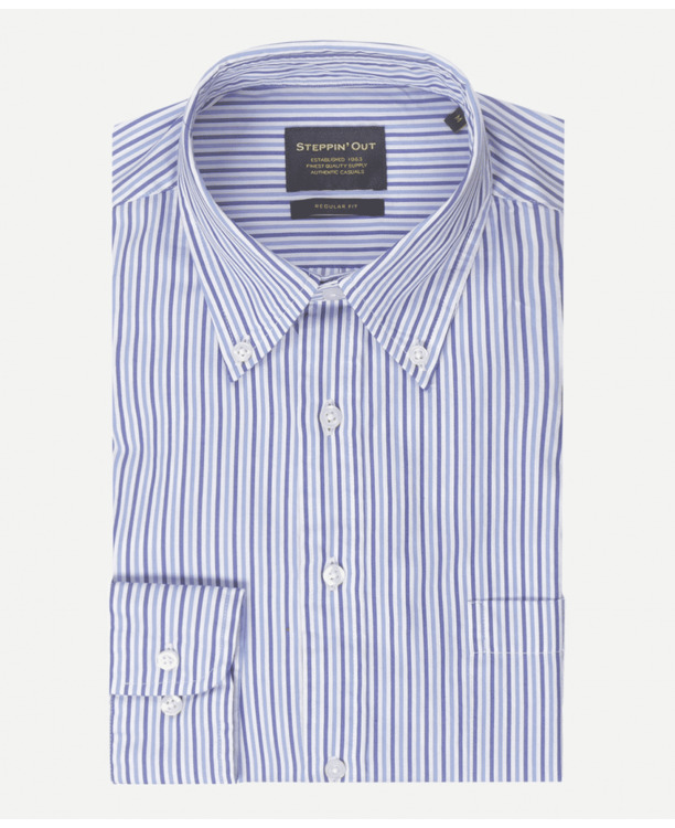 Two One Stripe Button-Down