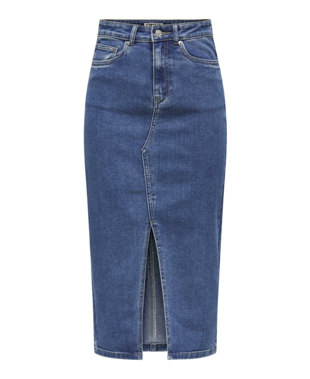 ONLSIRI FRONT SLIT SKIRT DNM GUA NOOS