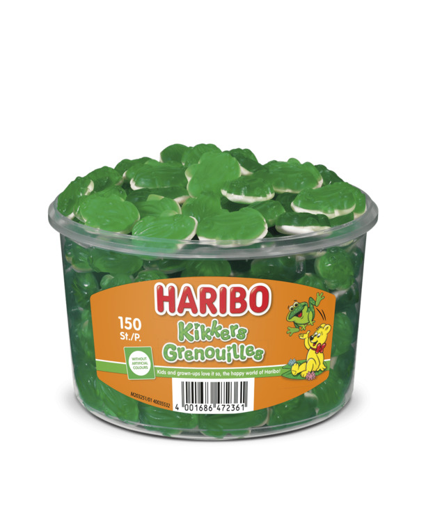 Haribo Kikkers 150 stuks