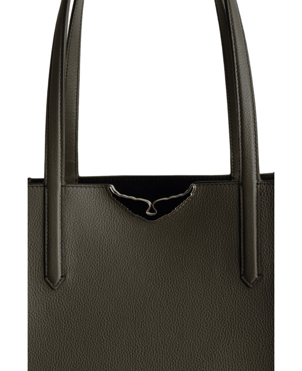LE BORDERLINE GRAINED LEATHER