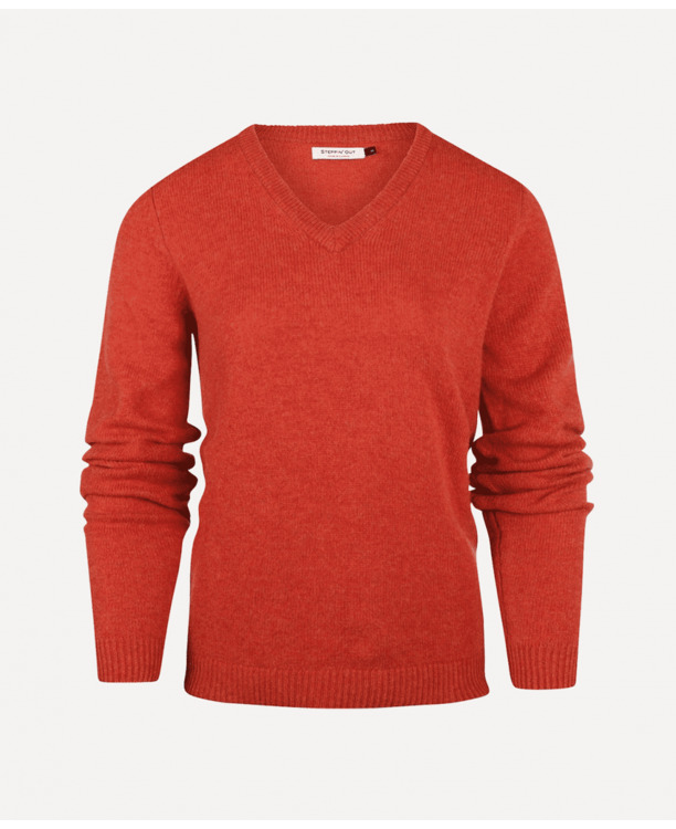 Lambswool V-neck Sweater