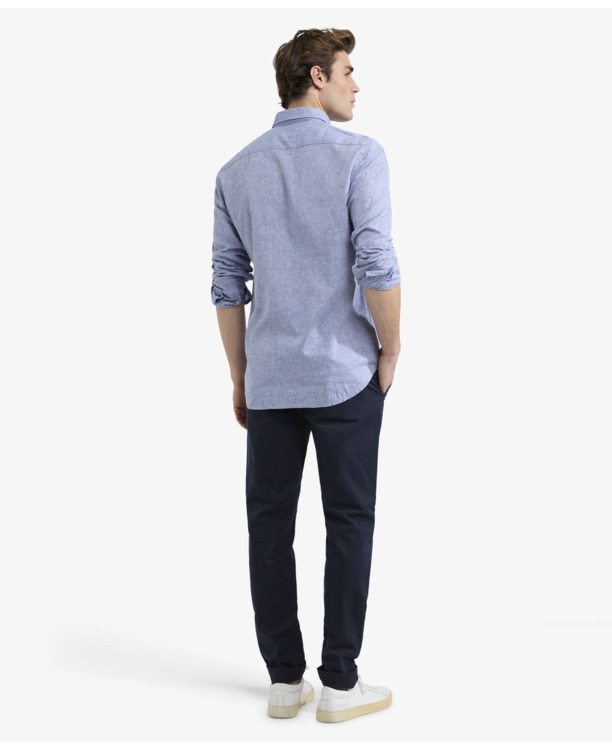 Cotton Linen Shirt Heren