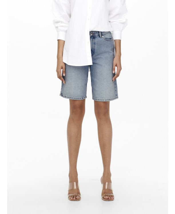 Regular Fit Lange Denim Shorts
